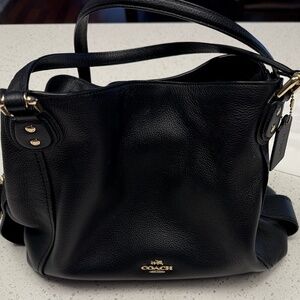 Coach Edie 31 Pebbled Leather Shoulder Bag